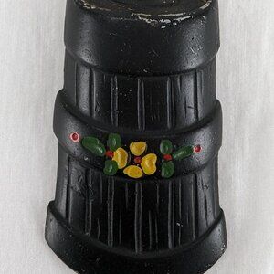 Vintage Midwest Wall Hanging Cast Iron Metal Butter Churn 8.5" Rustic Primitive